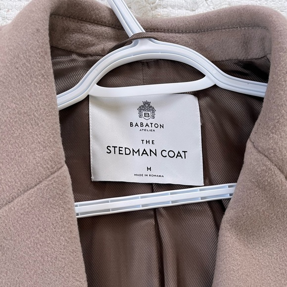 Aritzia Babaton New Stedman Coat (Medium in Dovetail Taupe) - Picture 3 of 8
